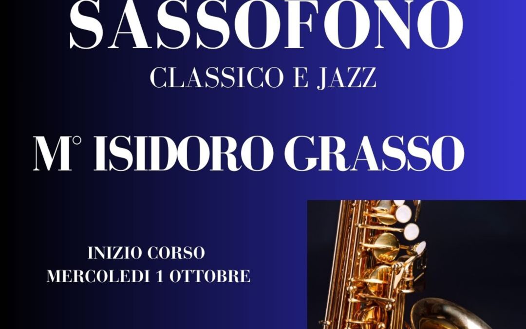 Corso Sassofono Classico e Jazz