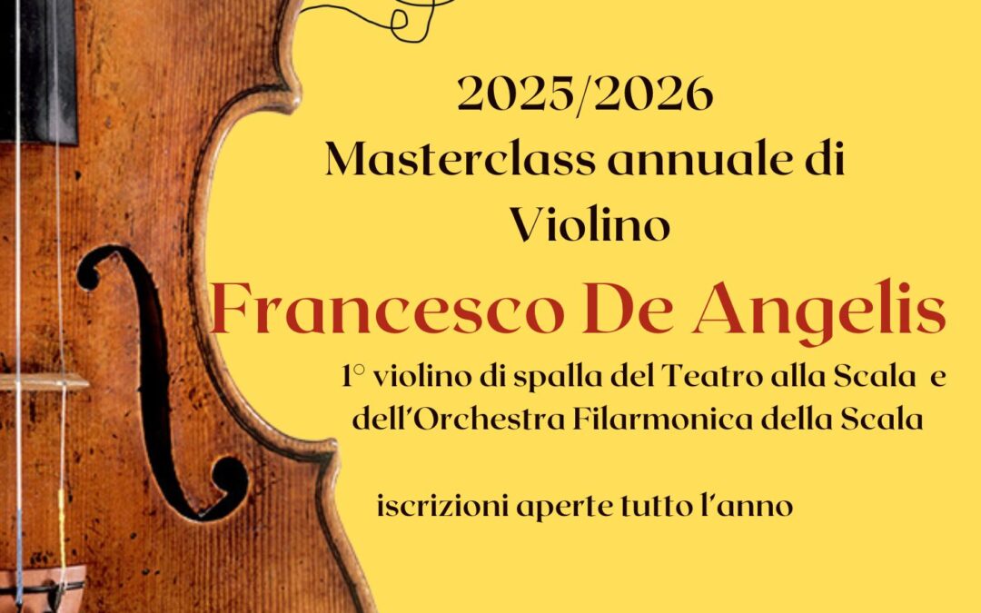 MASTERCLASS DI VIOLINO